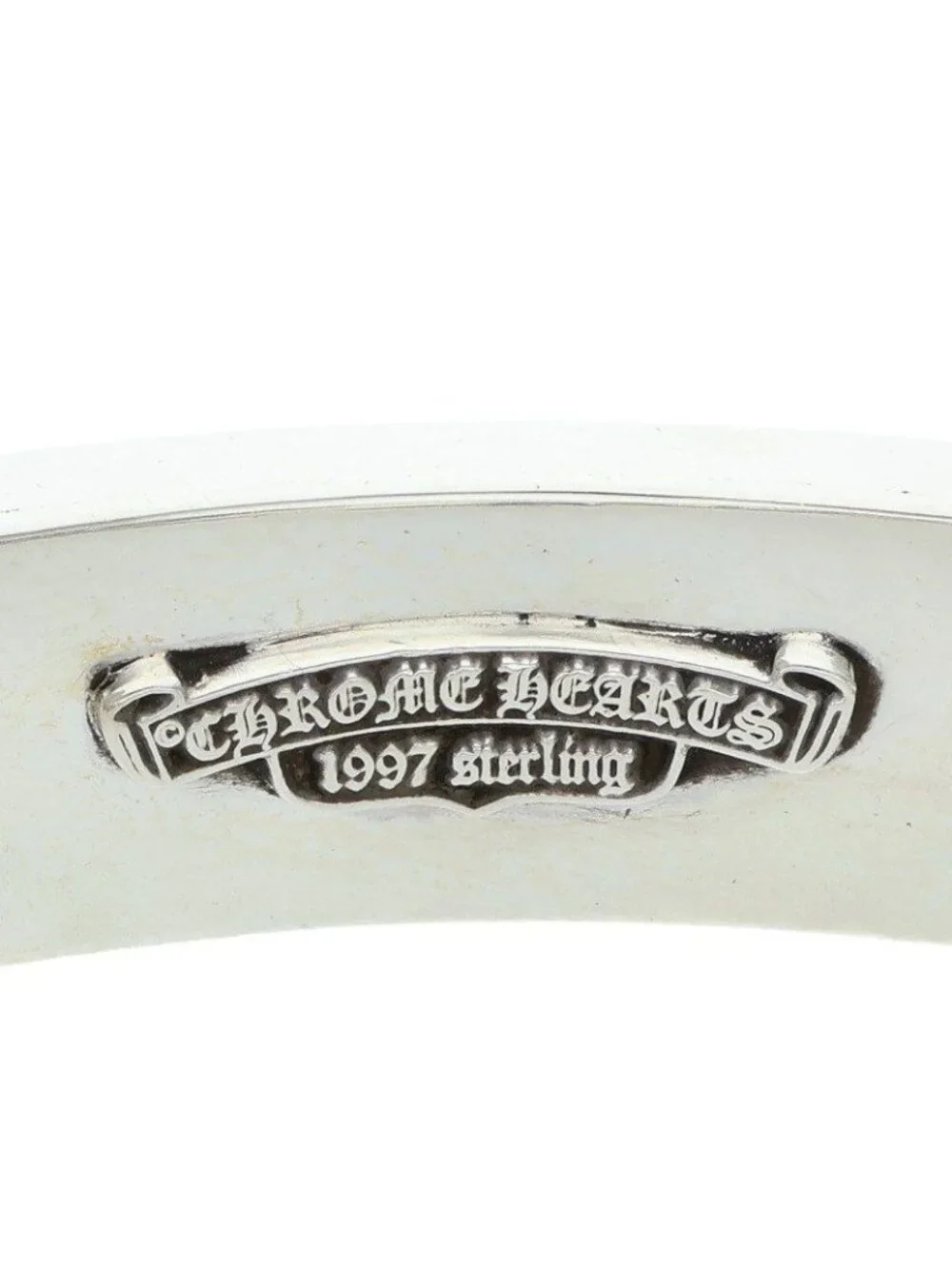 Chrome Hearts ID Floral Crs ID Fancy Silver Bracelet